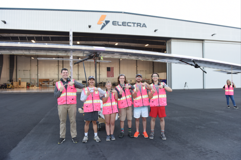 Electra.aero's Dawn One plane takes inaugural flight with the help of alumnus JP Stewart and Virginia Tech students.