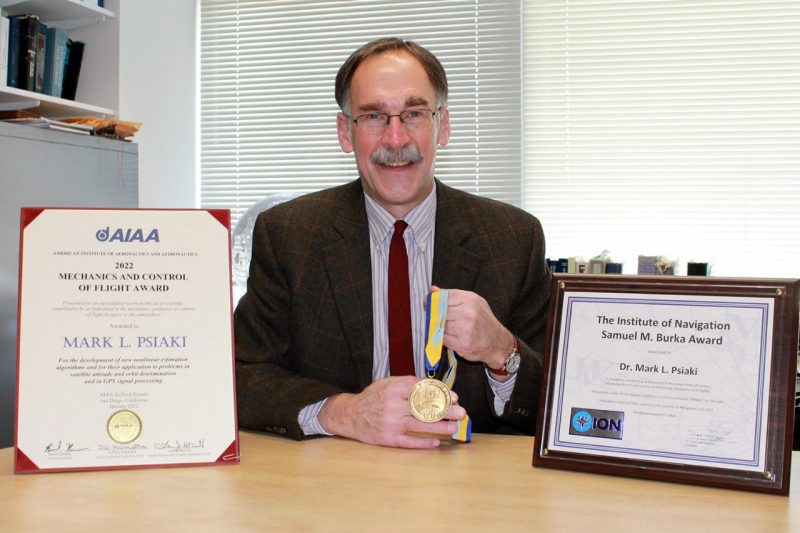 Mark Psiaki is the recipient of two prestigious awards from the AIAA and ION. 