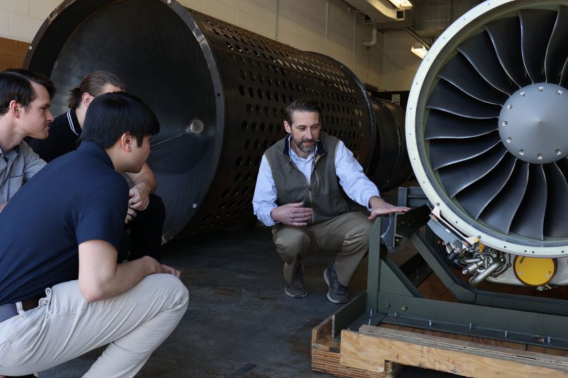 Pratt & Whitney Canada PW308A turbofan engine arrives at Virginia Tech