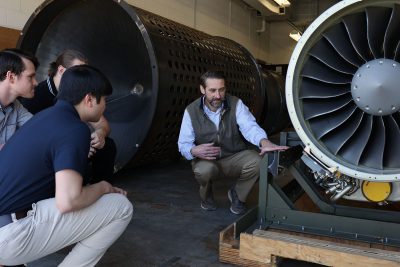 Pratt & Whitney Canada PW308A turbofan engine arrives at Virginia Tech