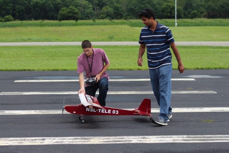 Student on Runway