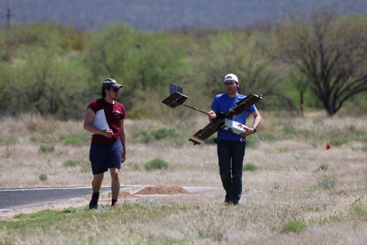 Virginia Tech competes at the 2023 AIAA Design, Build, Fly competition 