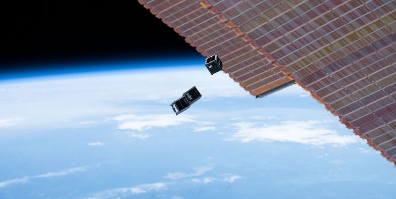 Student-built satellites deployed into orbit from the International Space Station 