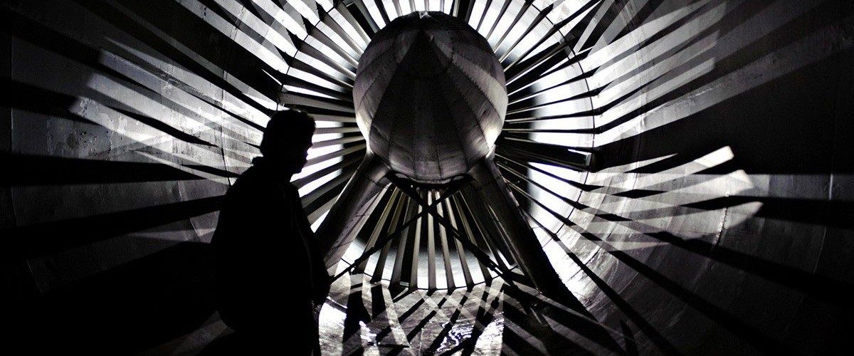 The 15-foot diameter fan that powers the Virginia Tech Stability Wind Tunnel is run by a single  half megawatt electric motor.