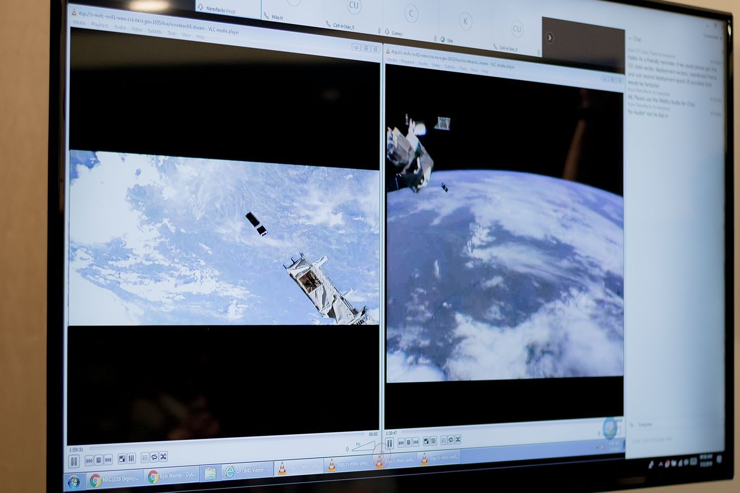 Virginia Tech's cube satellite deployed from the International Space Station on July 3.
