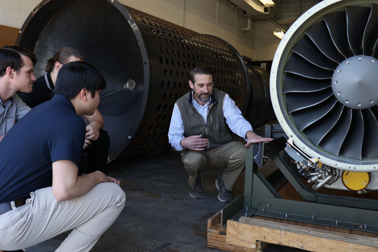 As the first fully digitally controlled engine at Virginia Tech, the PW308A will modernize APPL facilities and pave the way for research into fuel efficiency, emissions reduction, noise abatement, and enhanced engine reliability.